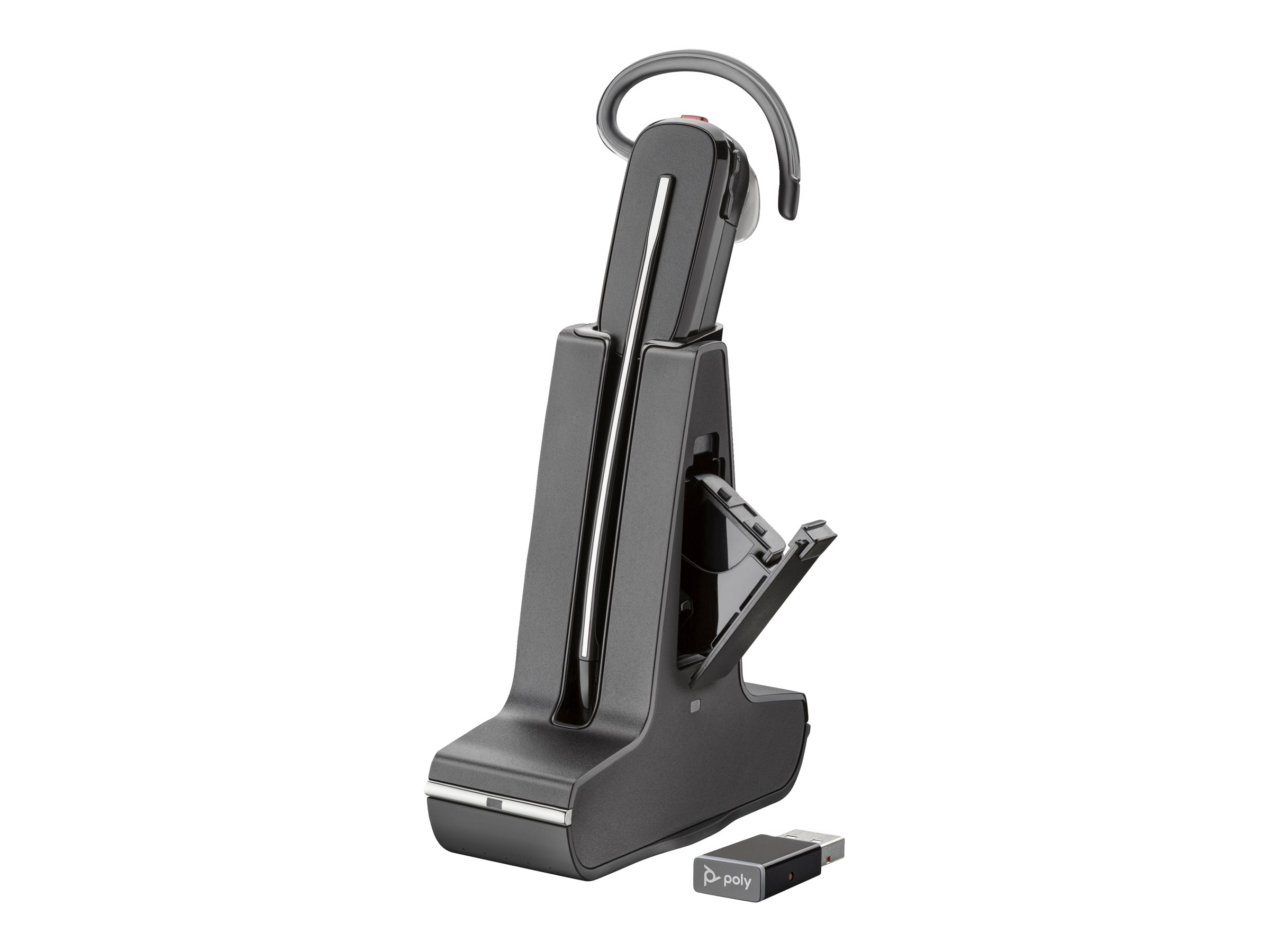 POLY Savi 8245 DECT 1880-1900 MHz Headset + USB-A-an-USB-C-Kabel + D400