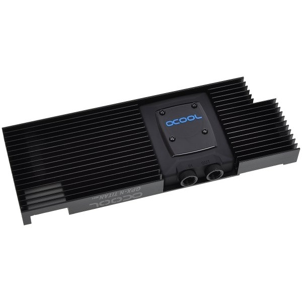 ALPHA NEXXXOS GPX - NVIDIA GEFORCE GTX TITAN BLACK M01 - WITH BACK PLATE - BLACK