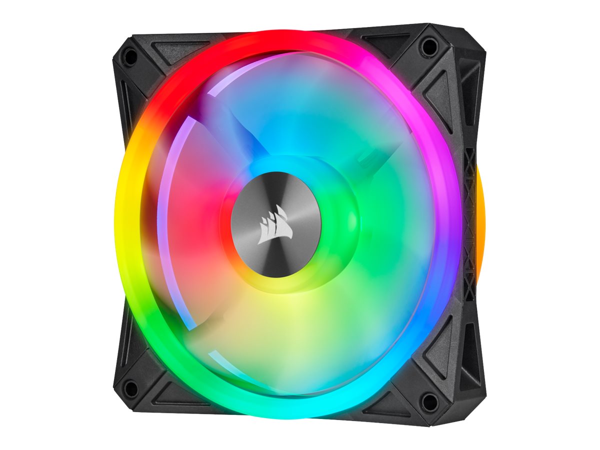 Corsair iCUE QL120 RGB Computergehäuse Ventilator 12 cm Schwarz, Weiß