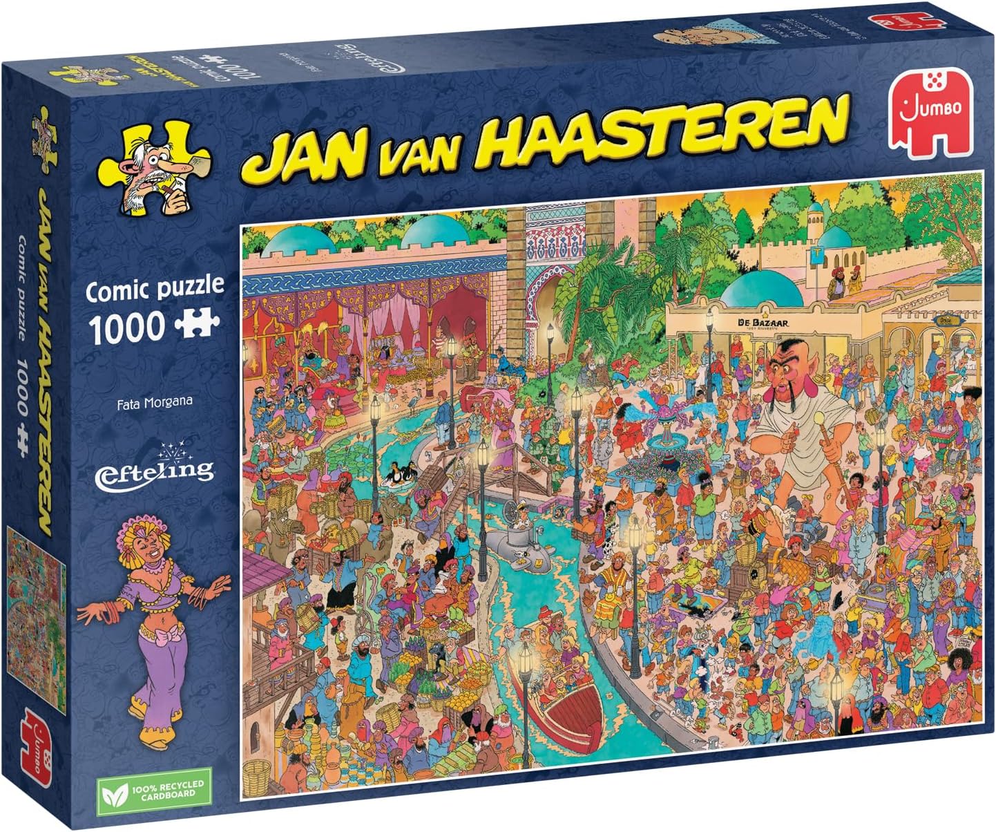 Jumbo Spiele 00038 - Fata Morgana Efteling - Comic Puzzle 1000 Teile