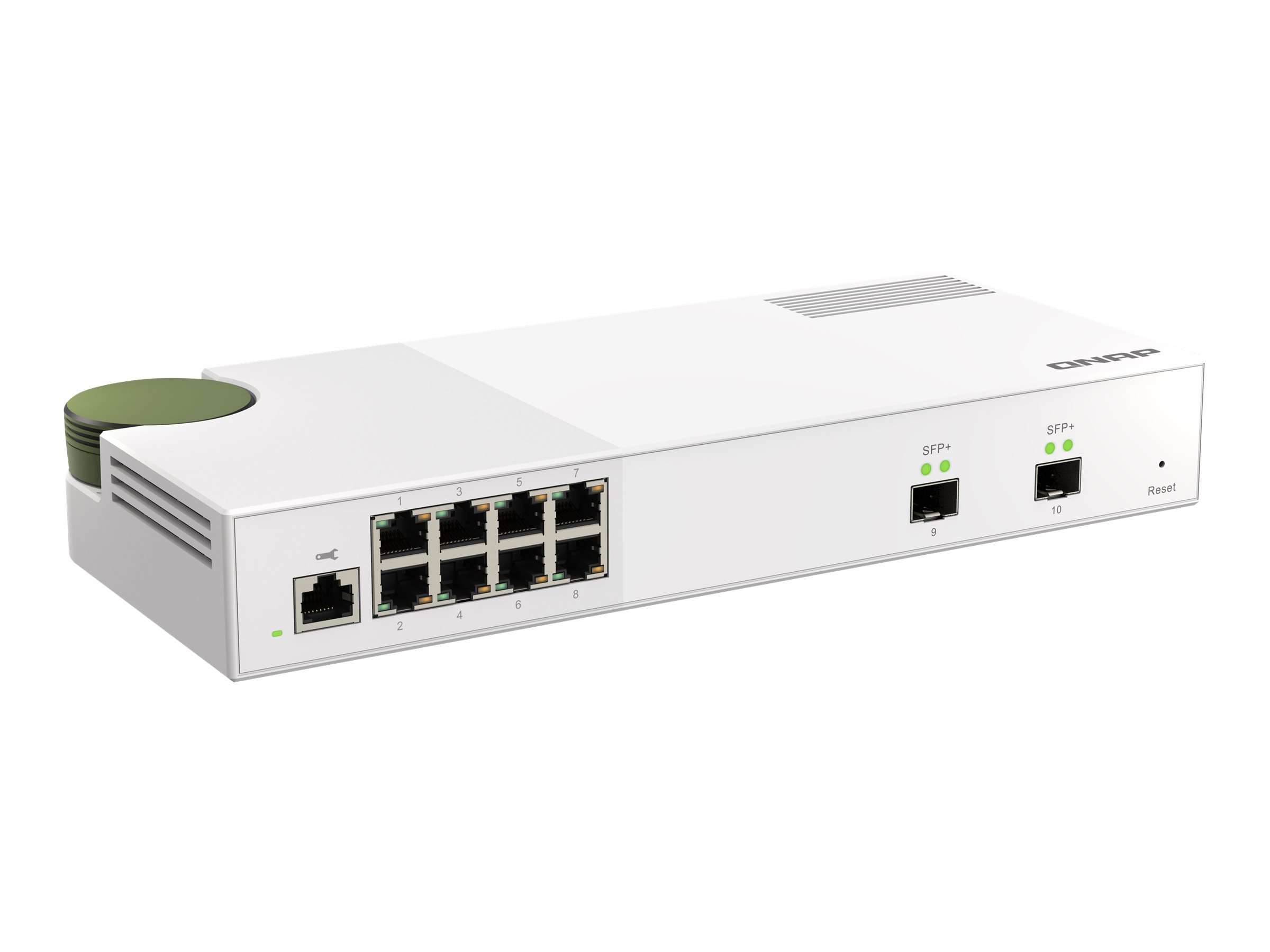 QNAP QSW-M2108-2S Netzwerk-Switch Managed L2 2.5G Ethernet (100/1000/2500) Grau