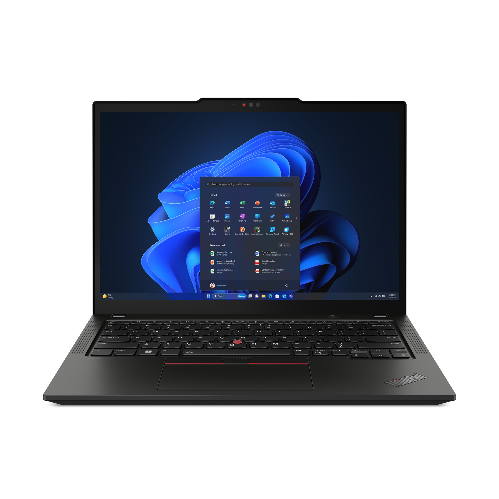 Lenovo ThinkPad X13 Gen 5 Intel Core Ultra 5 125U Laptop 33,8 cm (13.3") WUXGA 16 GB LPDDR5x-SDRAM 512 GB SSD Wi-Fi 6E (802.11ax) Windows 11 Pro Deutsch Schwarz