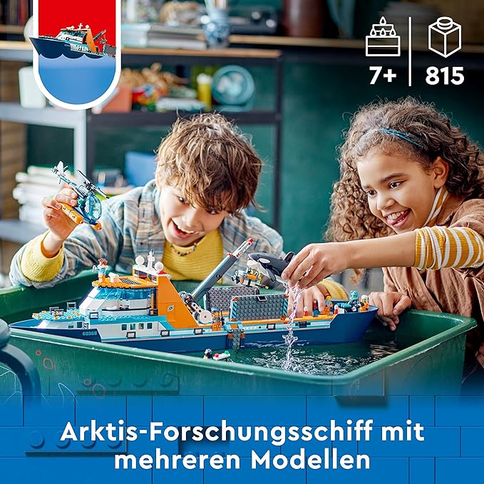 LEGO® 60368 - City Arktis-Forschungsschiff (815 Teile) LEGO® 60368 - City Arktis-Forschungsschiff (815 Teile)