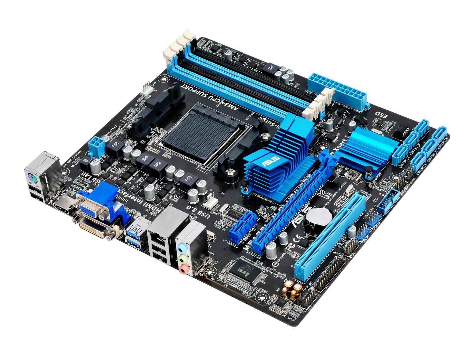 ASUS M5A78L-M PLUS/USB3 - Motherboard - micro ATX - Socket AM3+ - AMD 760G - USB 3.0 - Gigabit LAN - Onboard-Grafik - HD Audio (8-Kanal)