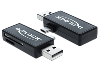 DeLOCK 91731 Kartenleser USB 2.0 Schwarz
