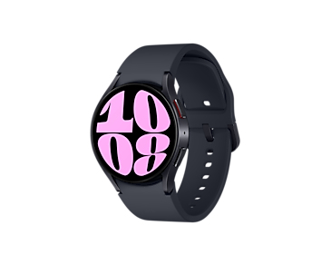 Samsung Galaxy Watch6 - 40 mm - intelligente Uhr mit Sportband - Graphit - Bandgröße: S/M - Anzeige 3.33 cm (1.3")