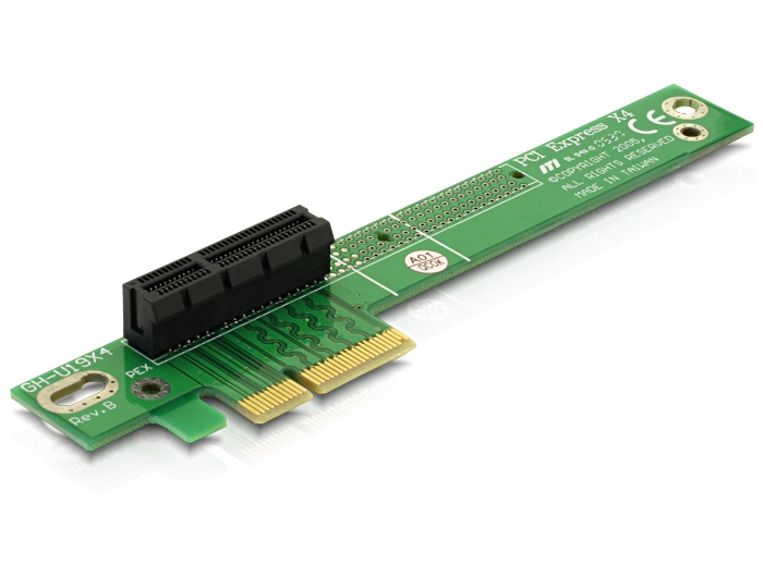 DeLOCK Riser PCIe x4 Schnittstellenkarte/Adapter Eingebaut