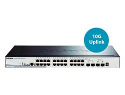 D-Link SmartPro DGS-1510-28P - Switch - L3 - managed - 24 x 10/100/1000 (PoE+)
