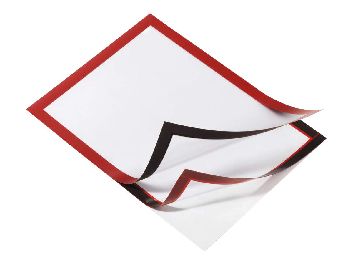 DURABLE Inforahmen Duraframe A4 selbstklebend 2 St rot DURABLE Inforahmen Duraframe A4 selbstklebend 2 St rot