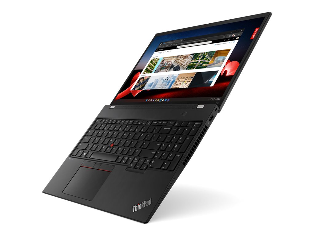 Lenovo ThinkPad T16 Gen 2 21HH - 180°-Scharnierdesign - Intel Core i7 1355U / 1.7 GHz - Win 11 Pro - Intel Iris Xe Grafikkarte - 32 GB RAM - 1 TB SSD TCG Opal Encryption 2, NVMe, Performance - 40.6 cm (16")
