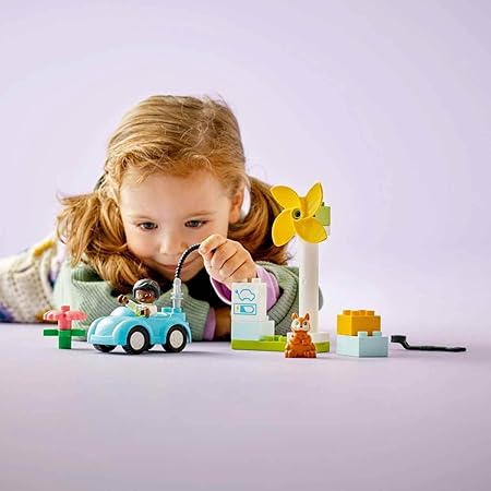 LEGO DUPLO Windrad und Elektroauto                    10985
