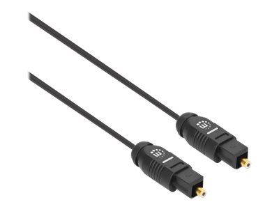 Manhattan 356060 InfiniBand/Glasfaserkabel 1 m Toslink Schwarz