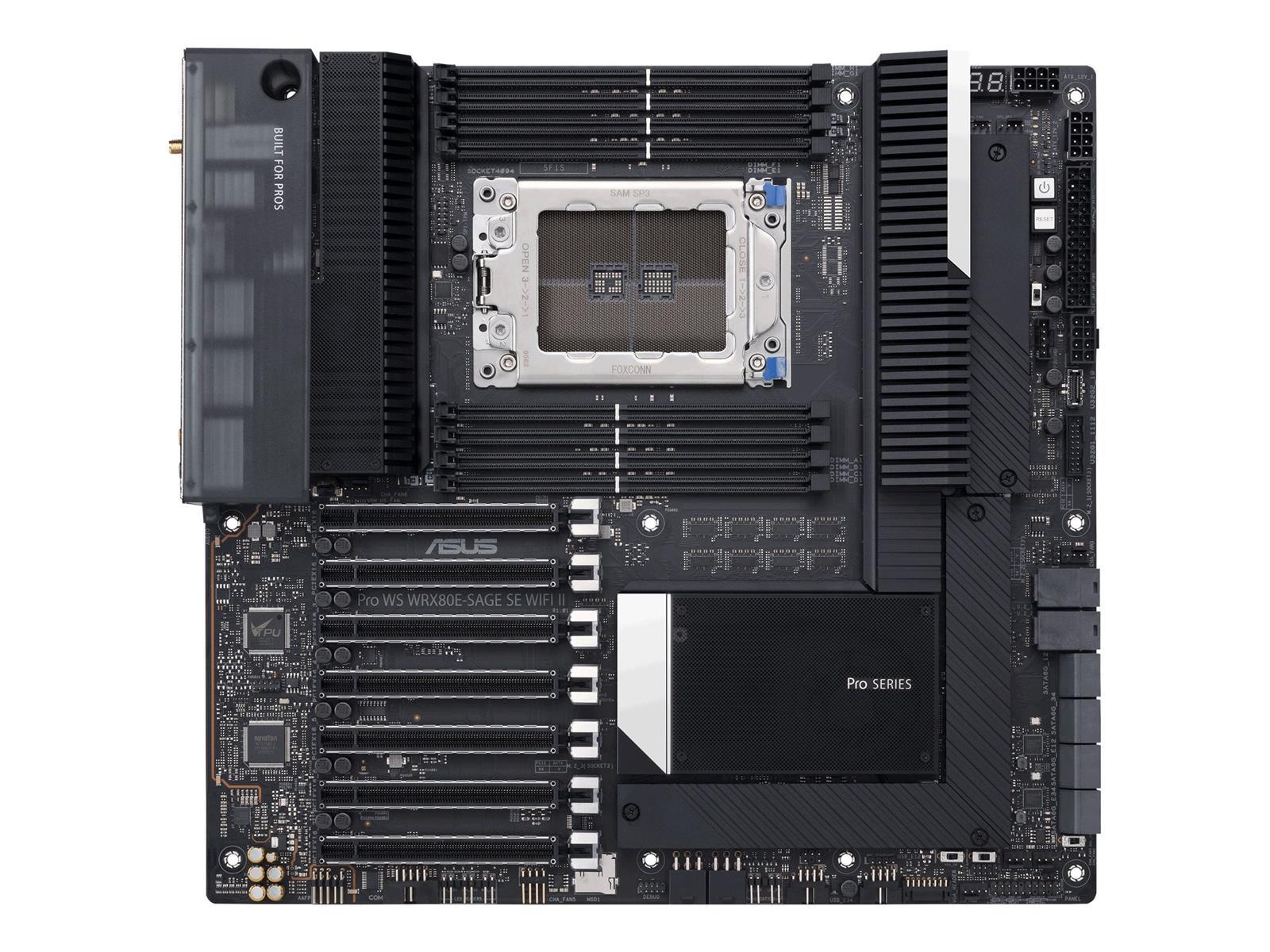 ASUS Pro WS WRX80E-SAGE SE WIFI II AMD WRX80 Buchse sWRX8 Erweitertes ATX