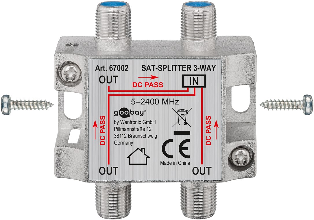 SAT-Verteiler, 3-fach