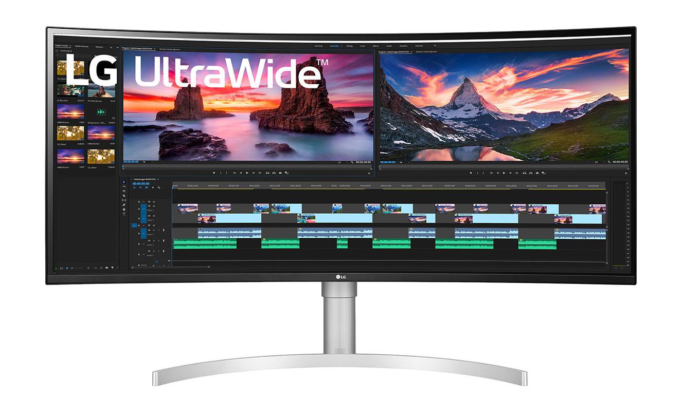 LG 38WN95C-W - LED-Monitor - gebogen - 96.5 cm (38")