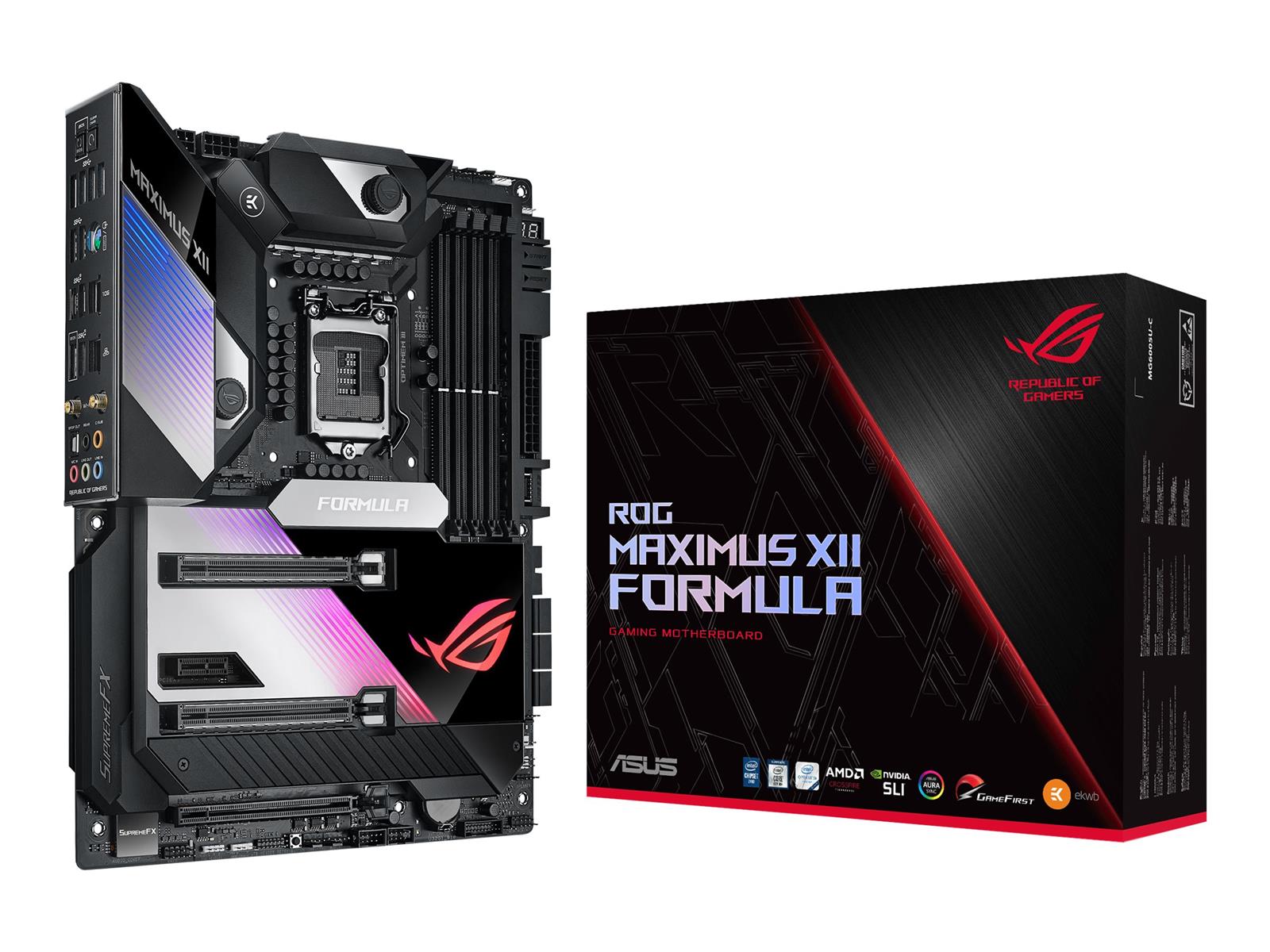 ASUS ROG MAXIMUS XII FORMULA Intel Z490 LGA 1200 ASUS ROG MAXIMUS XII FORMULA Intel Z490 LGA 1200