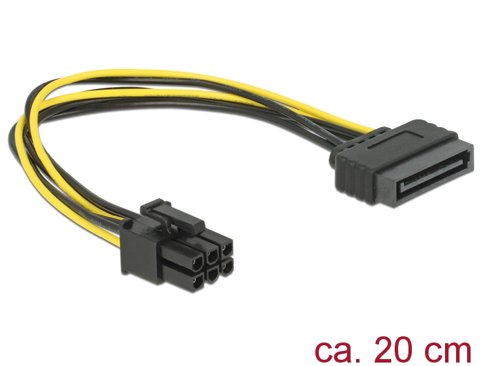 DeLOCK 82924 Internes Stromkabel 0,21 m