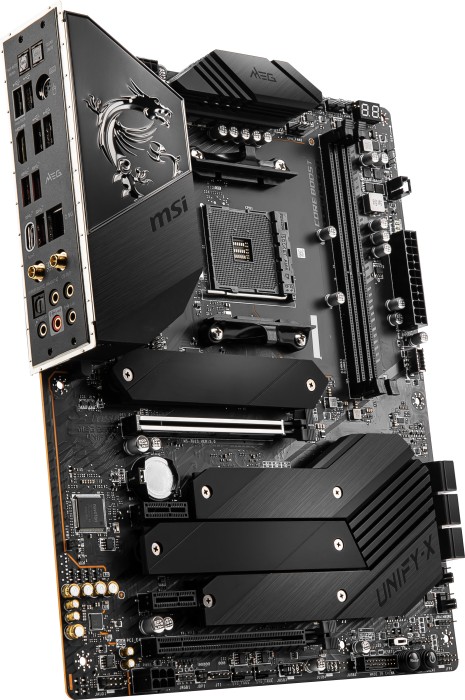 MSI MEG B550 UNIFY-X - Motherboard - ATX - Socket AM4 - AMD B550 Chipsatz - USB-C Gen2, USB 3.2 Gen 1, USB 3.2 Gen 2 - 2.5 Gigabit LAN, Wi-Fi, Bluetooth - Onboard-Grafik (CPU erforderlich) MSI MEG B550 UNIFY-X - Motherboard - ATX - Socket AM4 - AMD B550 Chipsatz - USB-C Gen2, USB 3.2 Gen 1, USB 3.2 Gen 2 - 2.5 Gigabit LAN, Wi-Fi, Bluetooth - Onboard-Grafik (CPU erforderlich)