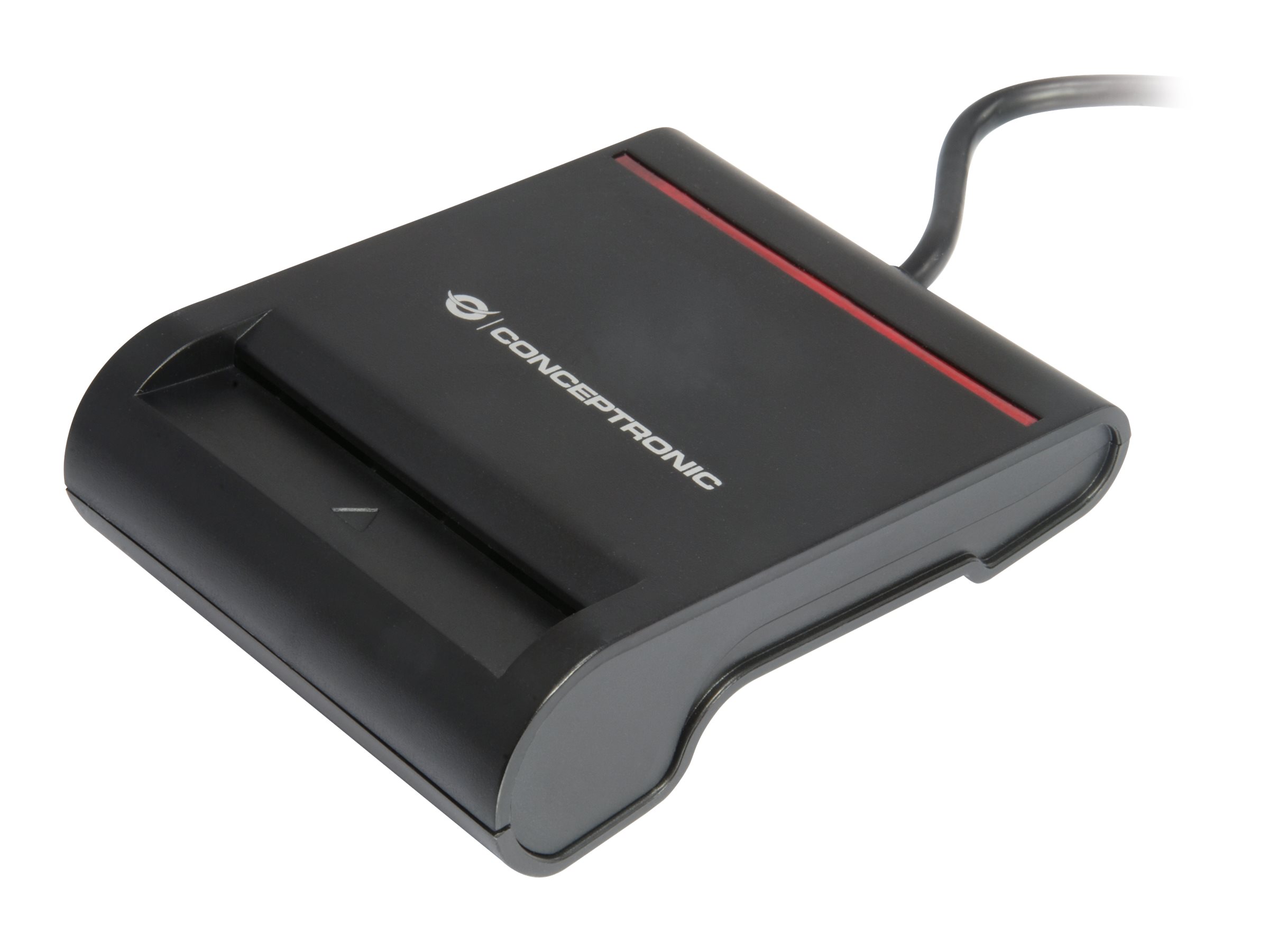 Conceptronic SCR01B Smart-Card-Lesegerät USB USB 2.0 Schwarz