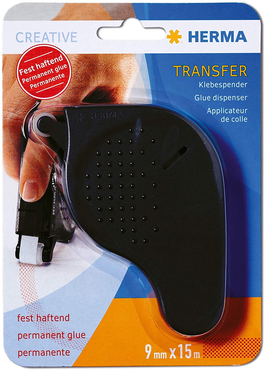 Herma transfer Klebespender fest haftend, anthrazit 1014 Herma transfer Klebespender fest haftend, anthrazit 1014