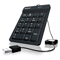 KeySonic ACK-118BK Numerische Tastatur Universal USB Schwarz
