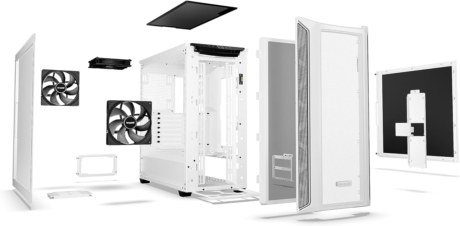 be quiet! Shadow Base 800 DX White Midi Tower Weiß be quiet! Shadow Base 800 DX White Midi Tower Weiß