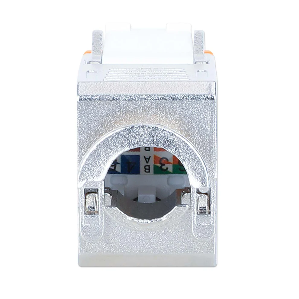 INTELLINET Cat6a 10G STP Keystone-Modul orange
