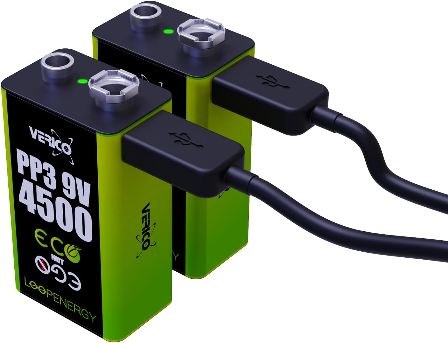 Verico LoopEnergy Li-Ion Akku 9V-Block, USB-C, 2er Pack retail Verico LoopEnergy Li-Ion Akku 9V-Block, USB-C, 2er Pack retail