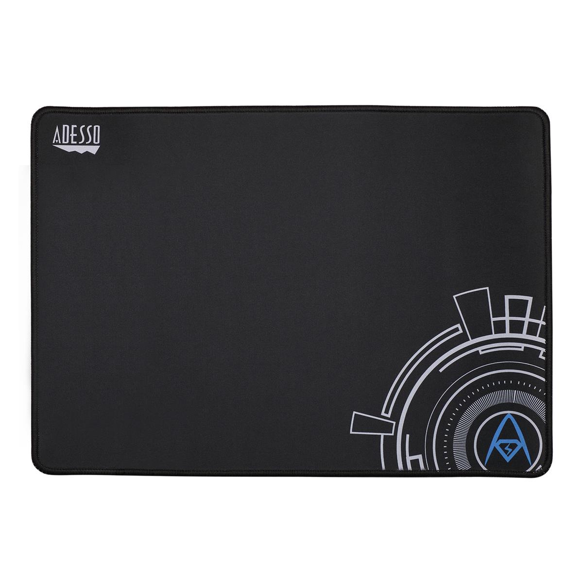 Adesso TruForm P102 - Schwarz - Abbildung - Mikrofaser - Kautschuk - Anti-Rutsch-Basis - Gaming-Mauspad