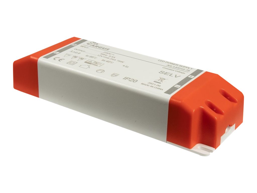 Inter-Tech LED Trafo LED12-75 75W, 12V, 6250mA, IP20 retail Inter-Tech LED Trafo LED12-75 75W, 12V, 6250mA, IP20 retail