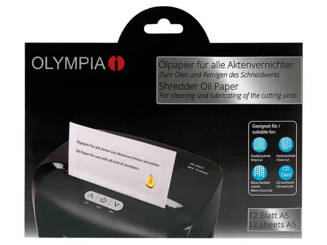 Olympia Ölpapier 12 Blatt