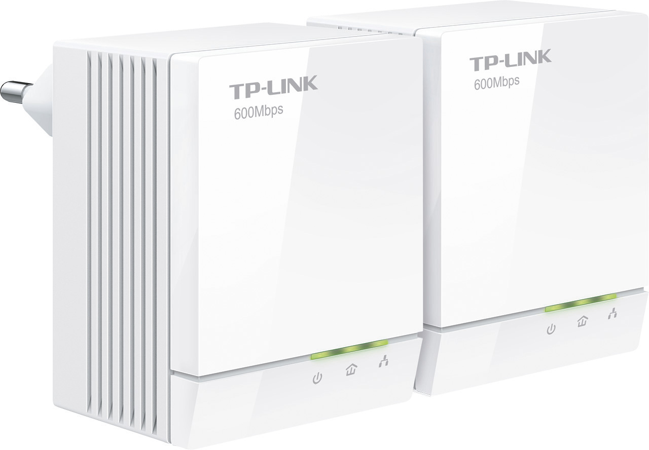 TP-LINK TL-PA6010KIT 600 Mbit/s Eingebauter Ethernet-Anschluss Weiß 2 Stück(e)