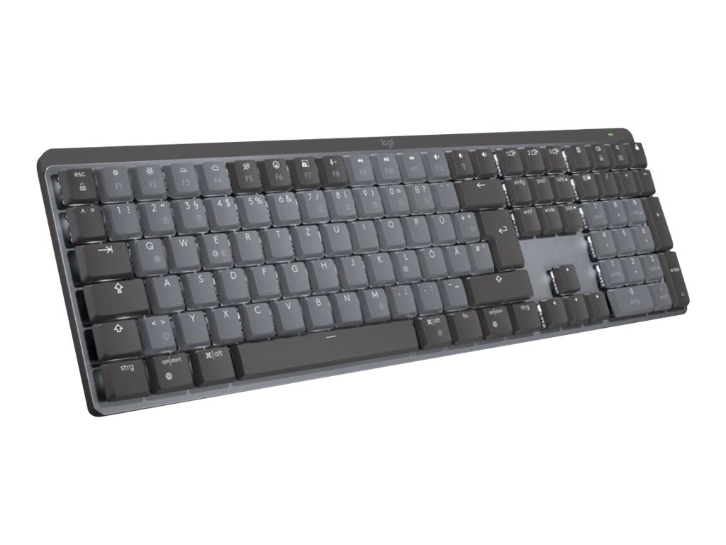 Logitech 920-010748 Tastatur Büro RF Wireless + Bluetooth QWERTZ Deutsch Graphit, Grau