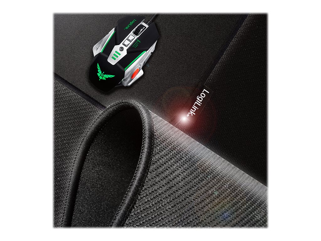 LogiLink ID0197 Mauspad Gaming-Mauspad Schwarz