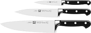 Zwilling 1002325 Messer-Set, 3-tlg., Spick-/Garnier-, Fleisch-, Kochmesser