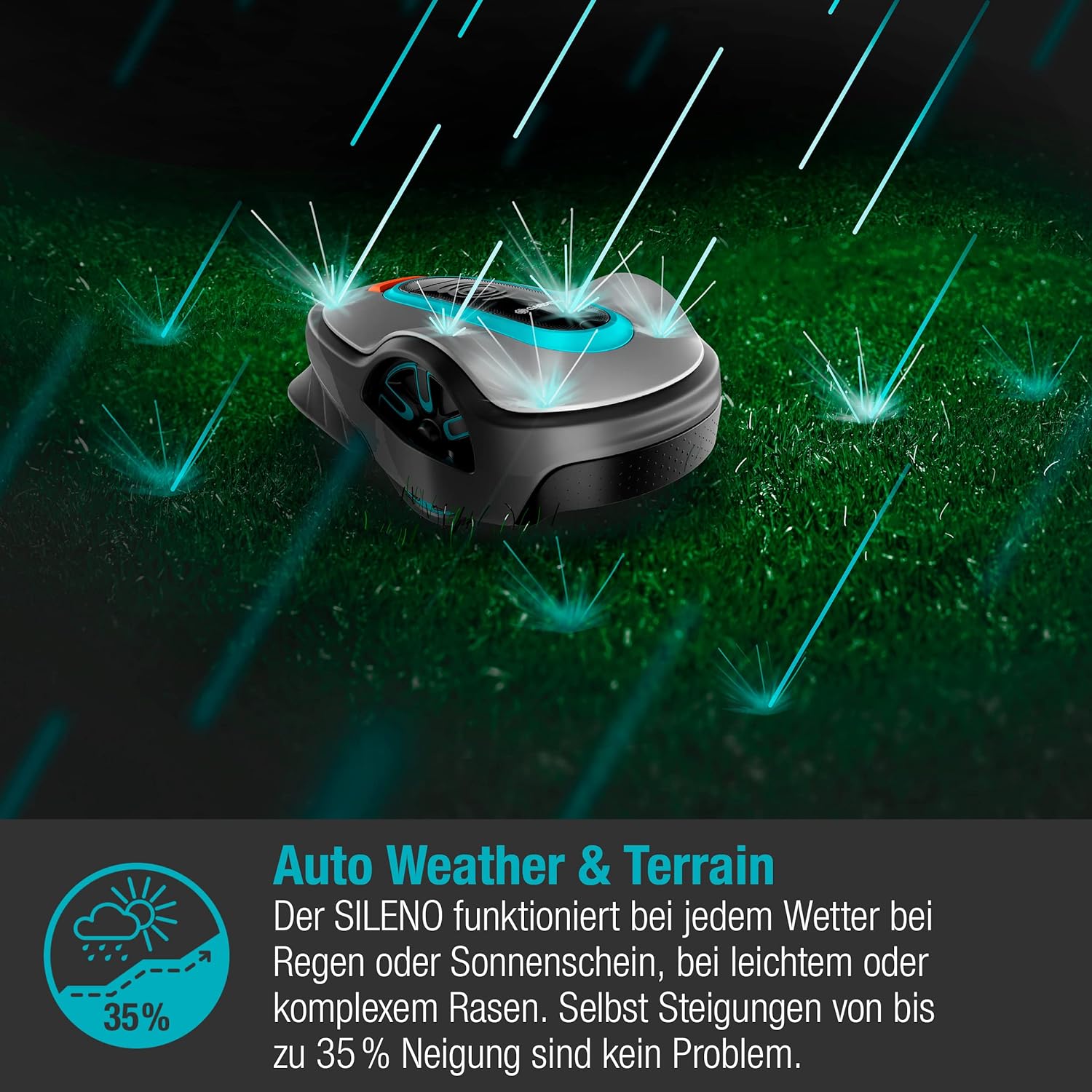 Gardena Mähroboter SILENO life 750 qm Gardena Mähroboter SILENO life 750 qm