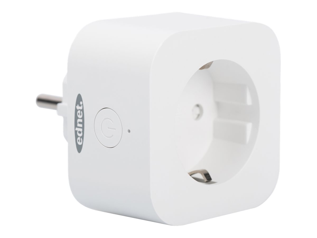 ednet. Voice-controlled socket - Smart-Stecker - kabellos - 802.11b/g/n - 2.4 Ghz - weiß (Packung mit 2) ednet. Voice-controlled socket - Smart-Stecker - kabellos - 802.11b/g/n - 2.4 Ghz - weiß (Packung mit 2)