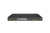 LevelOne Hilbert 18-Port Gigabit PoE Smart Lite Switch, 16 PoE Ausgänge, 2 x Gigabit SFP, 802.3at/af PoE, 230W PoE-Leistungsbudget