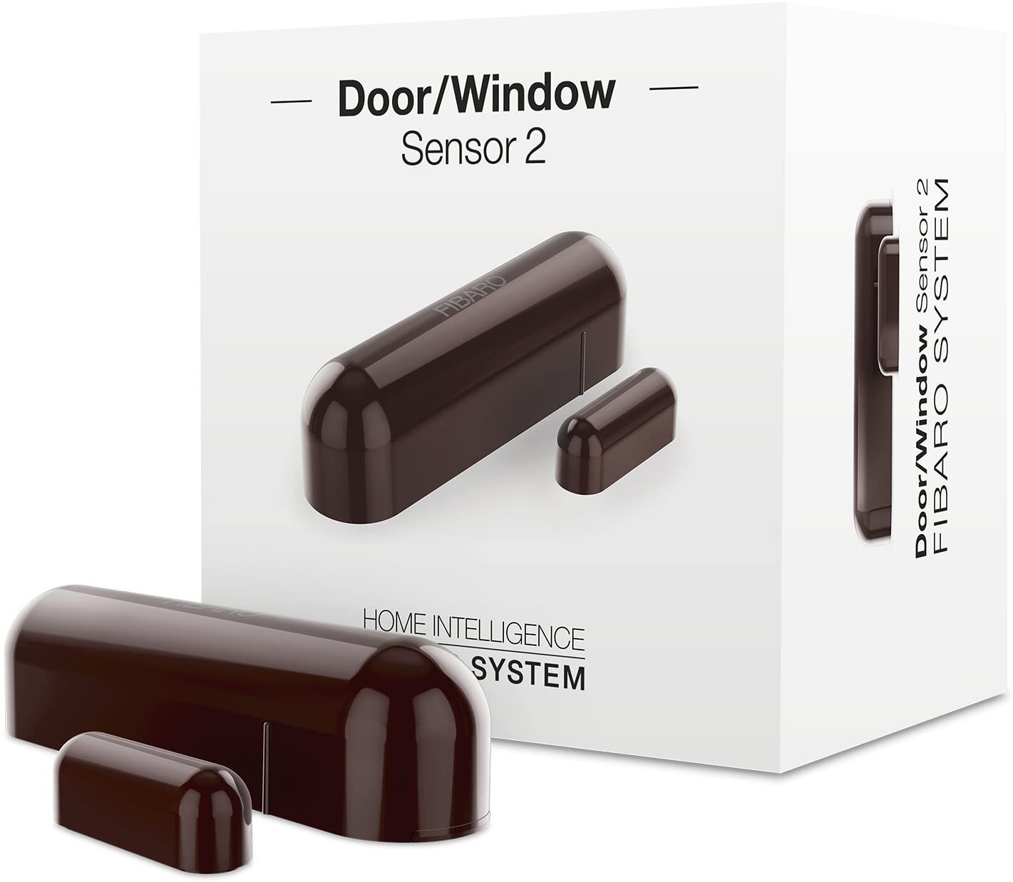Fibaro Door/Window Sensor 2 Dunkelbraun Z-Wave