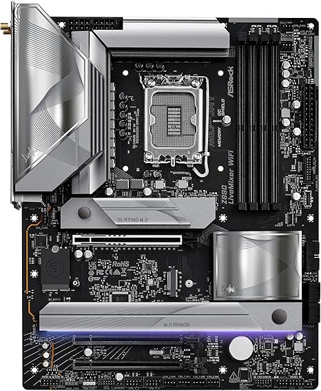 ASRock Z890 LiveMixer WiFi - Motherboard - ATX - LGA1851-Sockel - Z890 Chipsatz - USB4, USB 3.2 Gen 2x2, USB 3.2 Gen 2, USB 3.2 Gen 1 - 2.5 Gigabit LAN, Wi-Fi 7, Bluetooth - Onboard-Grafik (CPU erforderlich)