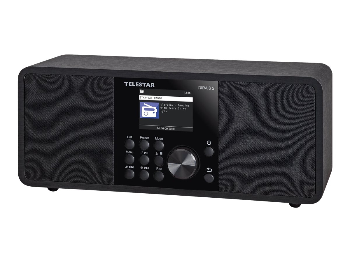 Telestar DIRA S 2 - Netzwerk-Audioplayer / DAB-Radiotuner - 20 Watt (Gesamt)