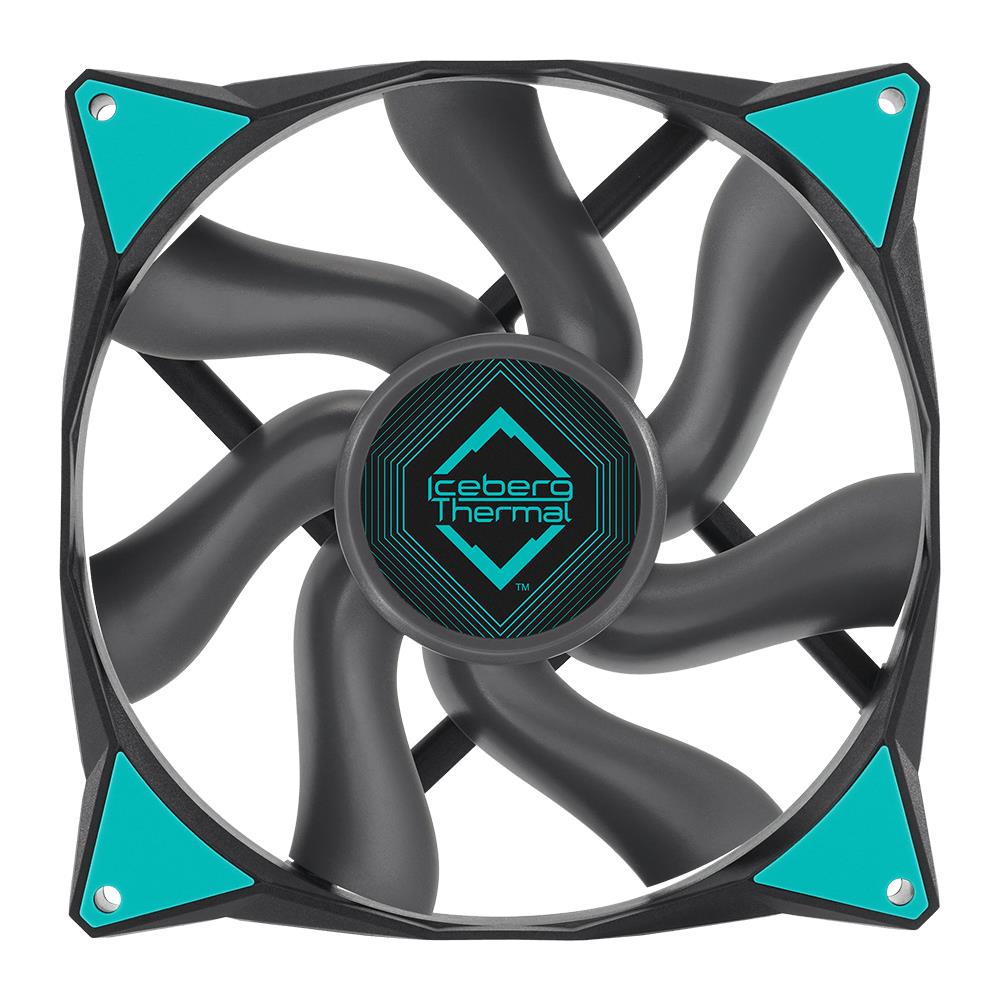 Iceberg Thermal IceGALE Computergehäuse Ventilator 14 cm Schwarz 1 Stück(e)