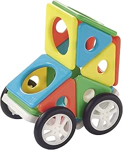 Millennium Magnets Cars 8 Dreiecke 12 Quadrate 2 Räders.