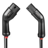 Lindy Typ 2 an 2 Autoladekabel 22kW 32A 5m