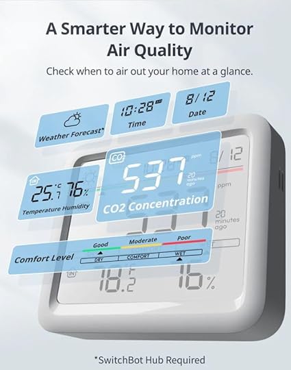 SwitchBot Meter Pro CO2 - Messgerät   Smarte Wetterstation