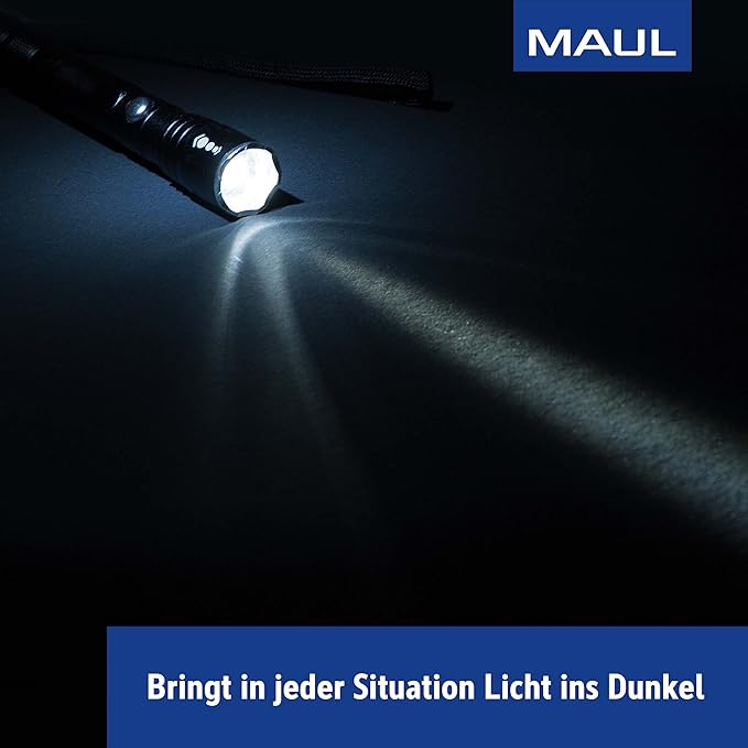 MAUL LED Taschenlampe Dion 17cm; 1W; bis zu 71m
