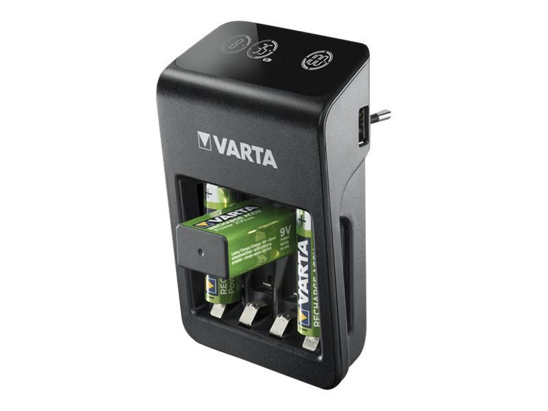 Varta 57687 Akkuladegerät Haushaltsbatterie AC