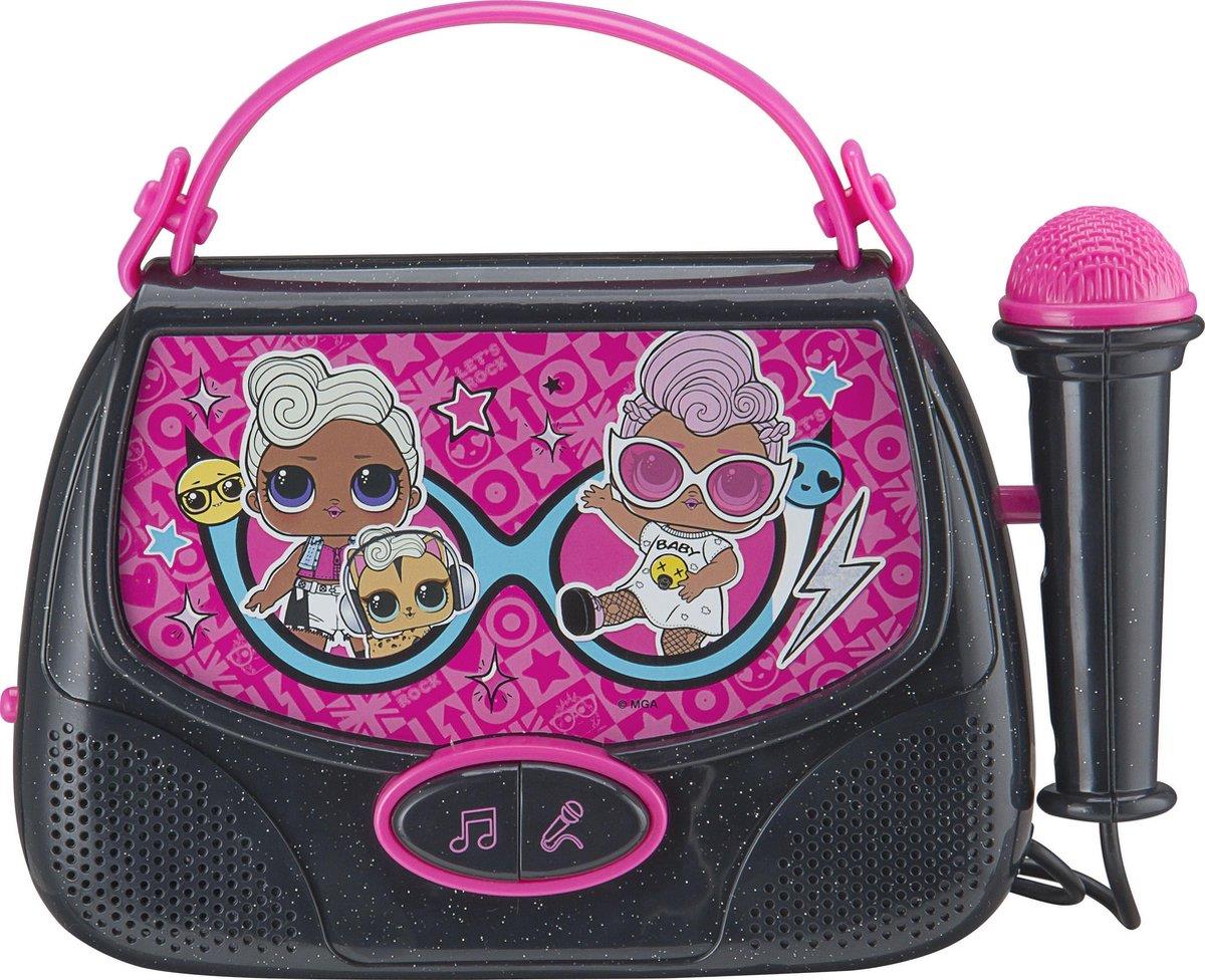 eKids Karaokebox LOL AUX/Mikro blau