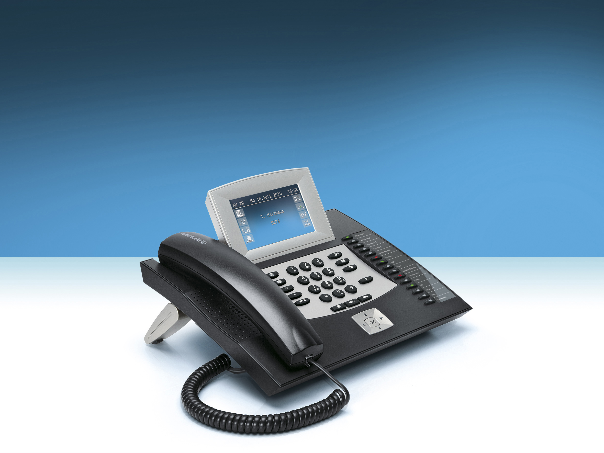 AUERSWALD Telefon COMfortel 2600 ISDN schwarz