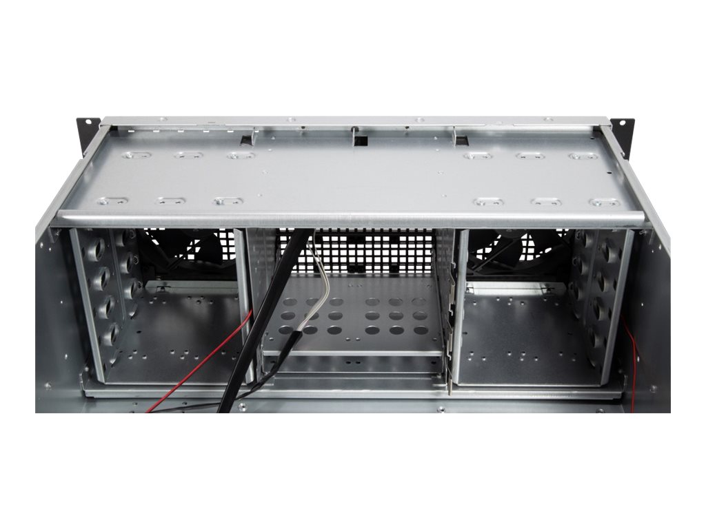 Inter-Tech 4U 40240 Rack Schwarz, Grau